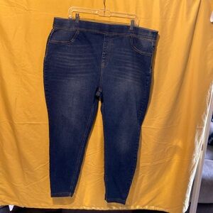 Terra & Sky Dark Blue Stretch Jeggings